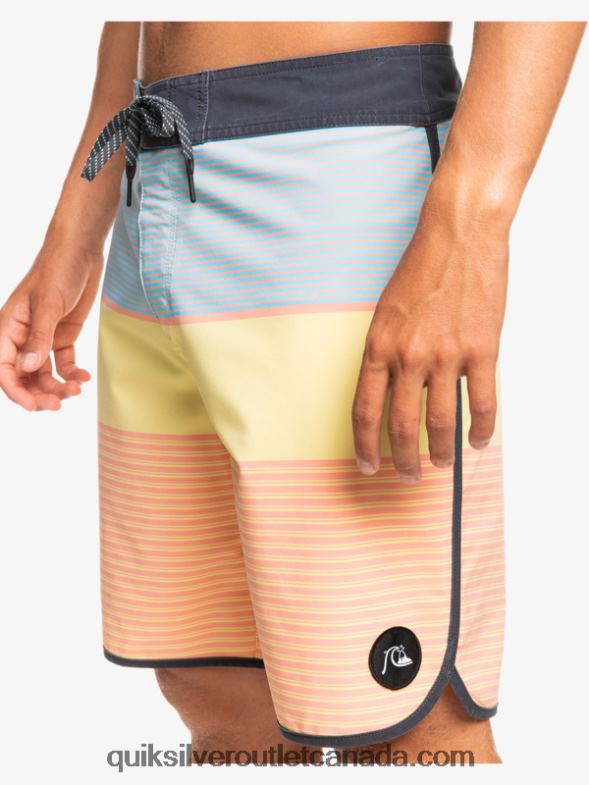 CA Quiksilver Men SurfSilk Tijuana 19 Boardshorts peach pink TX4R21408