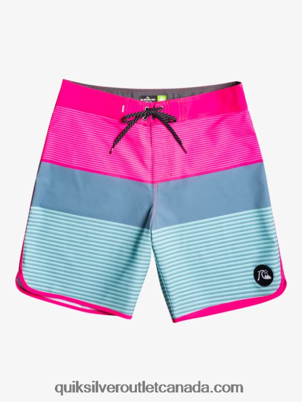 CA Quiksilver Men SurfSilk Tijuana 19 Boardshorts pink glo TX4R21401