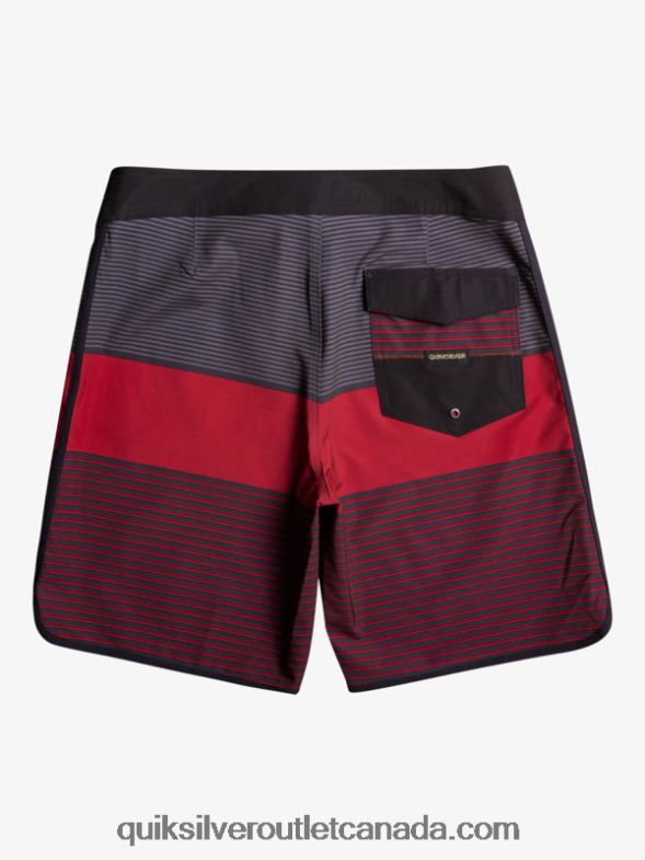 CA Quiksilver Men SurfSilk Tijuana 19 Boardshorts ruby wine TX4R21405