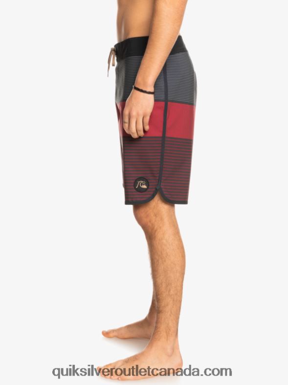 CA Quiksilver Men SurfSilk Tijuana 19 Boardshorts ruby wine TX4R21405
