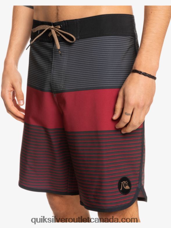 CA Quiksilver Men SurfSilk Tijuana 19 Boardshorts ruby wine TX4R21405