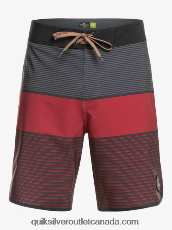 CA Quiksilver Men SurfSilk Tijuana 19 Boardshorts ruby wine TX4R21405
