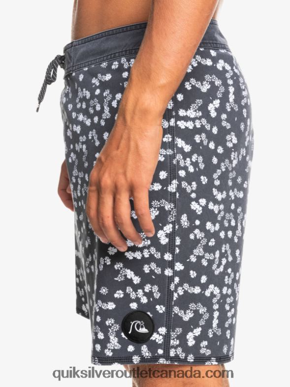 CA Quiksilver Men SurfSilk Washed 18 Boardshorts black TX4R21755