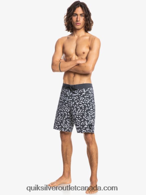 CA Quiksilver Men SurfSilk Washed 18 Boardshorts black TX4R21755