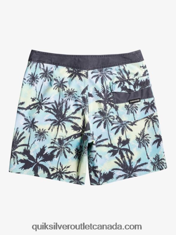 CA Quiksilver Men SurfSilk Washed 18 Boardshorts buttercup TX4R21757