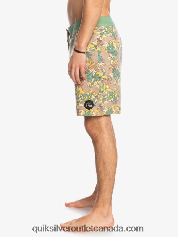 CA Quiksilver Men SurfSilk Washed 18 Boardshorts golden rod TX4R21754