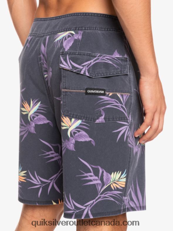 CA Quiksilver Men SurfSilk Washed 18 Boardshorts tarmac TX4R21758