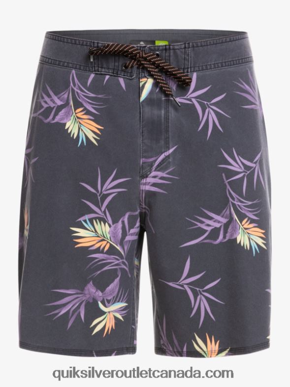 CA Quiksilver Men SurfSilk Washed 18 Boardshorts tarmac TX4R21758
