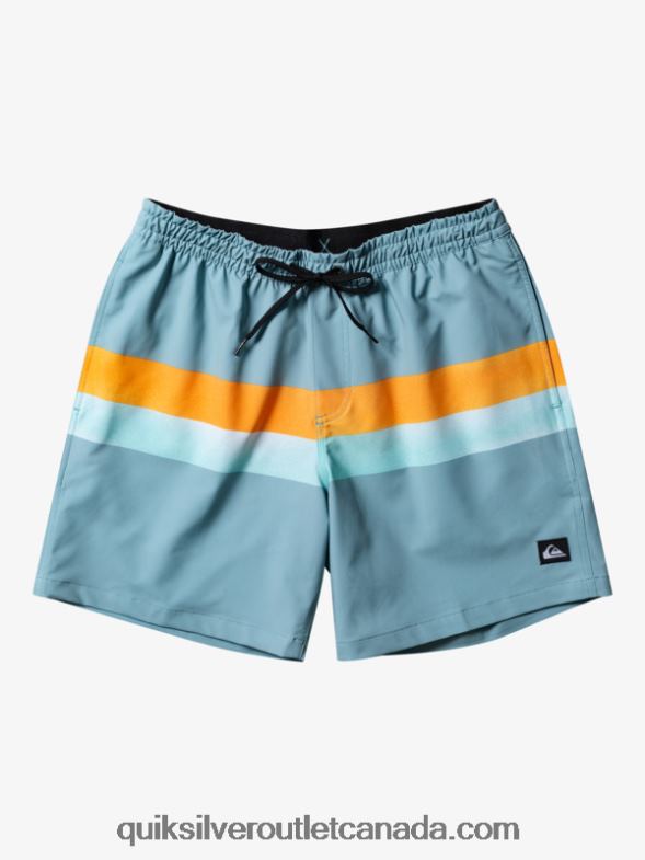 CA Quiksilver Men Surfsilk Air-Brush 17 Volleys cameo blue TX4R2655