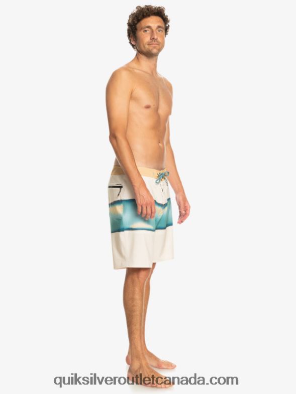 CA Quiksilver Men Surfsilk Air Brush 19 Boardshorts birch TX4R2646