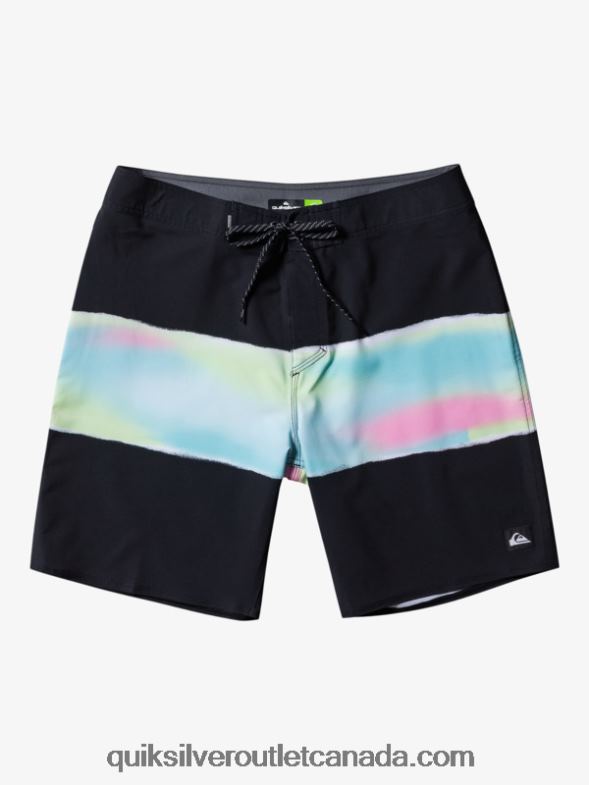 CA Quiksilver Men Surfsilk Air Brush 19 Boardshorts black TX4R2643