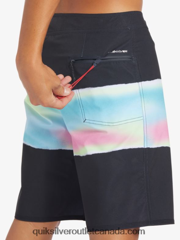 CA Quiksilver Men Surfsilk Air Brush 19 Boardshorts black TX4R2643