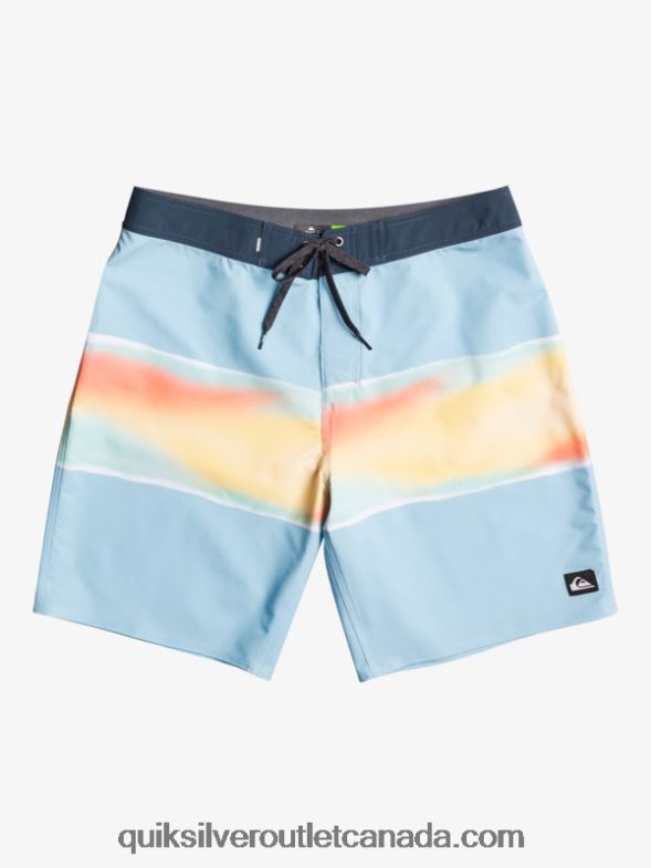 CA Quiksilver Men Surfsilk Air Brush 19 Boardshorts sky blue TX4R2648