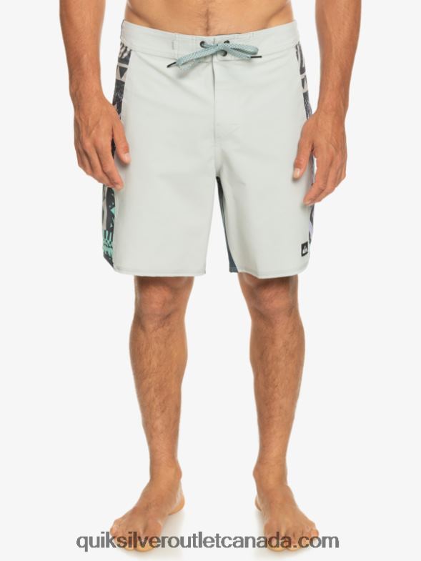 CA Quiksilver Men Surfsilk Arch 18 Boardshorts grey violet TX4R2311