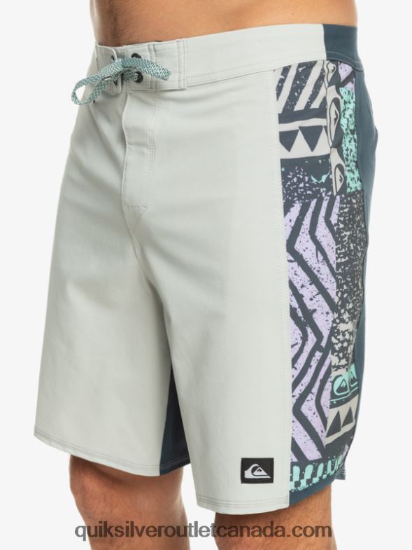 CA Quiksilver Men Surfsilk Arch 18 Boardshorts grey violet TX4R2311