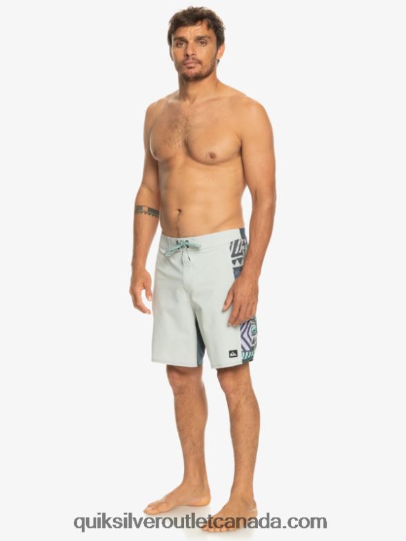 CA Quiksilver Men Surfsilk Arch 18 Boardshorts grey violet TX4R2311