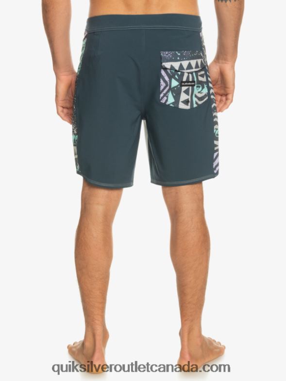 CA Quiksilver Men Surfsilk Arch 18 Boardshorts grey violet TX4R2311