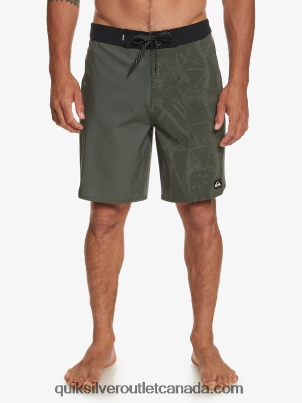 CA Quiksilver Men Surfsilk Arch Hawaii 19 Boardshorts thyme TX4R2638