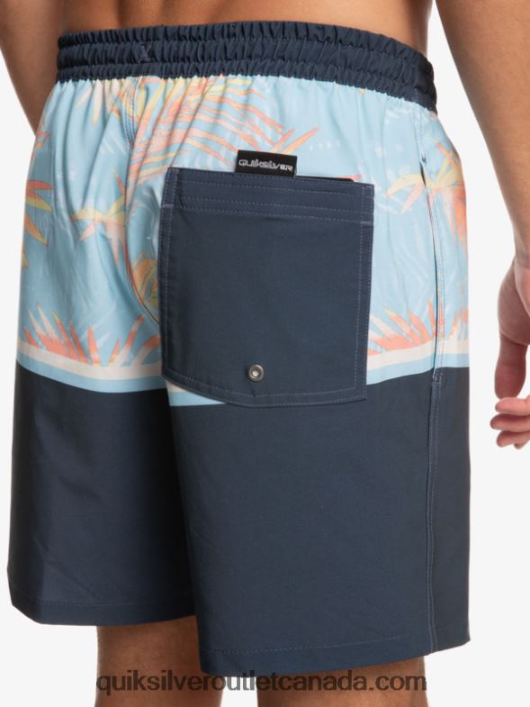 CA Quiksilver Men Surfsilk Division 17 Volleys midnight navy TX4R21636