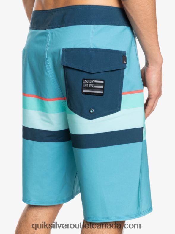 CA Quiksilver Men Surfsilk Faded Stripe 20 Boardshorts delph blue TX4R21604