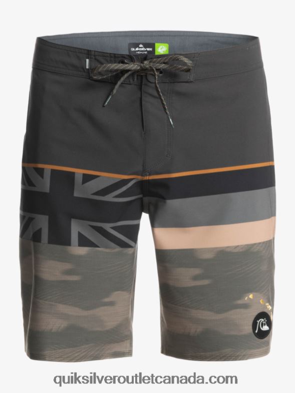 CA Quiksilver Men Surfsilk Faded Stripe 20 Boardshorts grape leaf TX4R21603