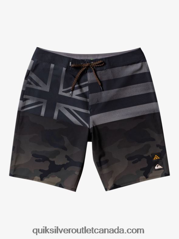 CA Quiksilver Men Surfsilk Hawaii Pride 20 Boardshorts black TX4R2181