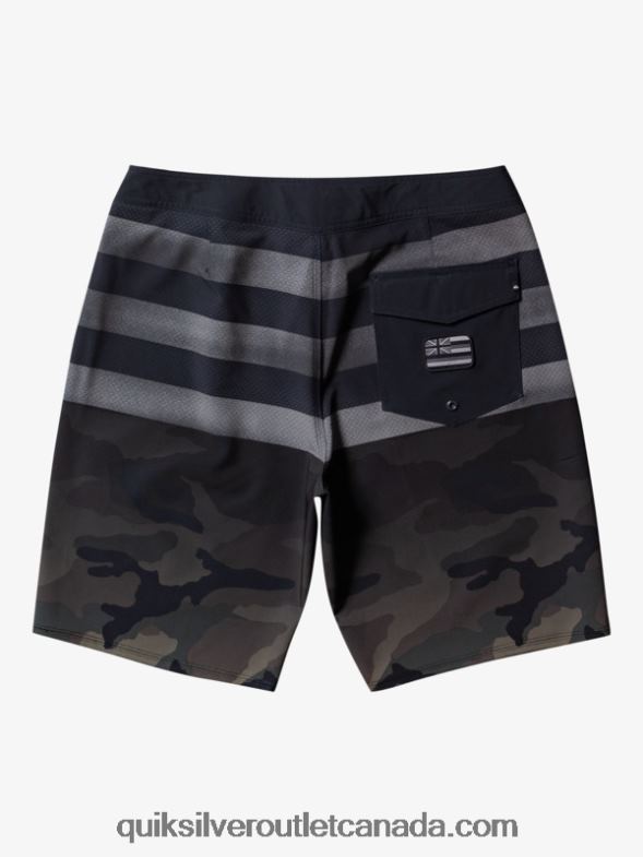CA Quiksilver Men Surfsilk Hawaii Pride 20 Boardshorts black TX4R2181