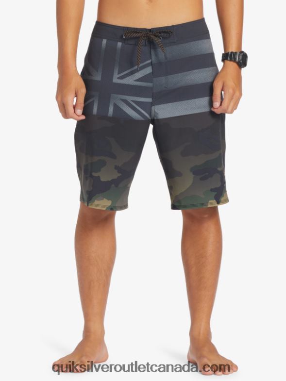 CA Quiksilver Men Surfsilk Hawaii Pride 20 Boardshorts black TX4R2181