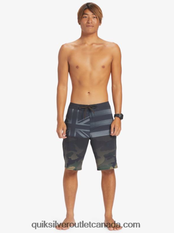 CA Quiksilver Men Surfsilk Hawaii Pride 20 Boardshorts black TX4R2181