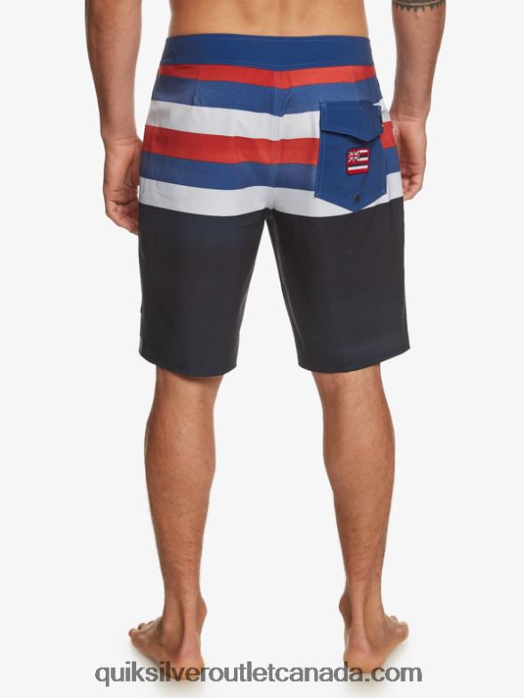 CA Quiksilver Men Surfsilk Hawaii Pride 20 Boardshorts navy blazer TX4R2182