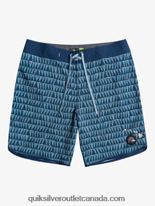 CA Quiksilver Men Surfsilk Hawaii Scallop 19 Boardshorts provincial blue TX4R21323