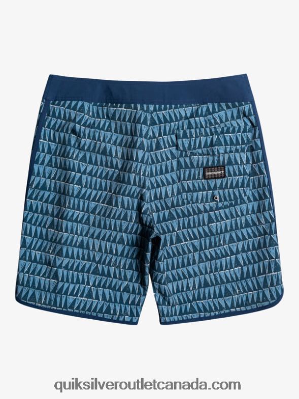 CA Quiksilver Men Surfsilk Hawaii Scallop 19 Boardshorts provincial blue TX4R21323