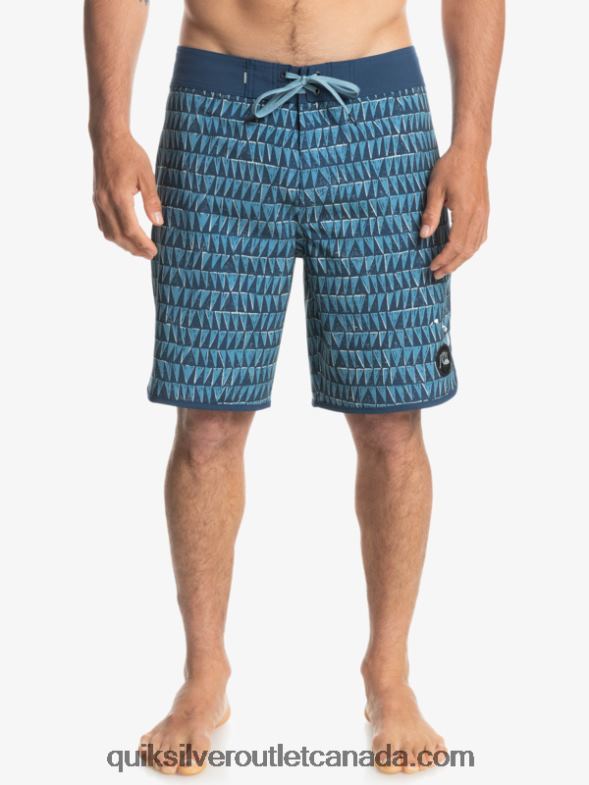 CA Quiksilver Men Surfsilk Hawaii Scallop 19 Boardshorts provincial blue TX4R21323