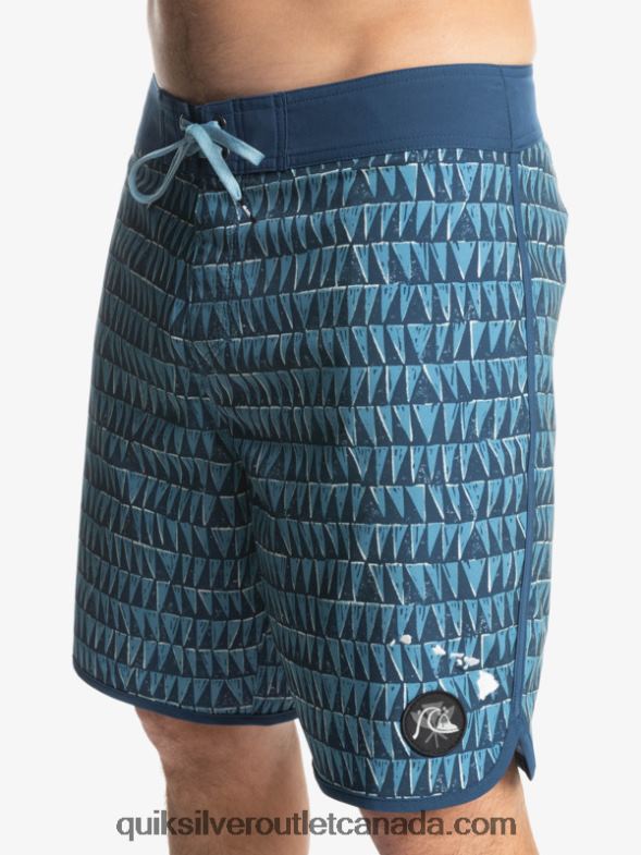 CA Quiksilver Men Surfsilk Hawaii Scallop 19 Boardshorts provincial blue TX4R21323