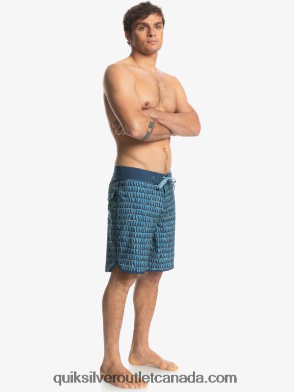 CA Quiksilver Men Surfsilk Hawaii Scallop 19 Boardshorts provincial blue TX4R21323