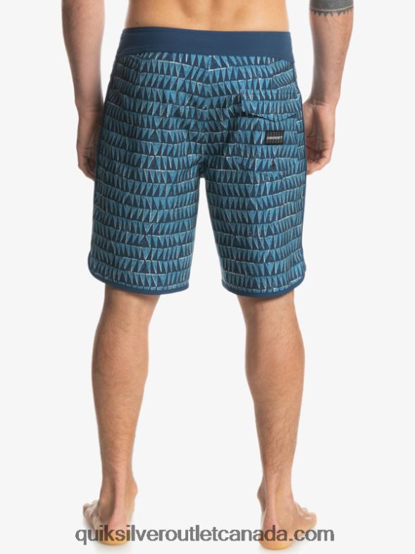 CA Quiksilver Men Surfsilk Hawaii Scallop 19 Boardshorts provincial blue TX4R21323