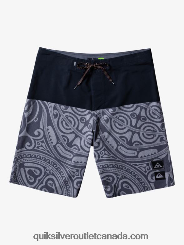 CA Quiksilver Men Surfsilk Inked 21 Boardshorts black TX4R2560