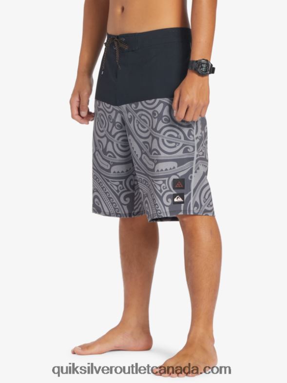CA Quiksilver Men Surfsilk Inked 21 Boardshorts black TX4R2560