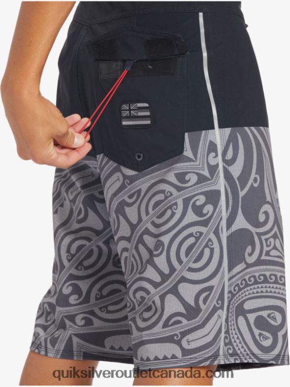 CA Quiksilver Men Surfsilk Inked 21 Boardshorts black TX4R2560