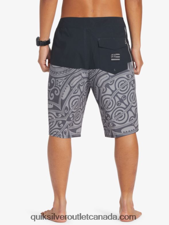 CA Quiksilver Men Surfsilk Inked 21 Boardshorts black TX4R2560