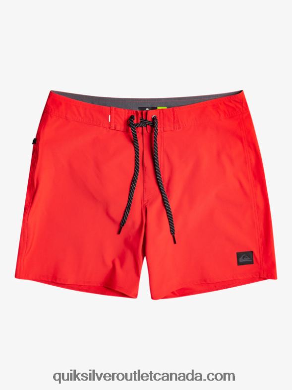CA Quiksilver Men Surfsilk Kaimana 16 Boardshorts high risk red TX4R2337