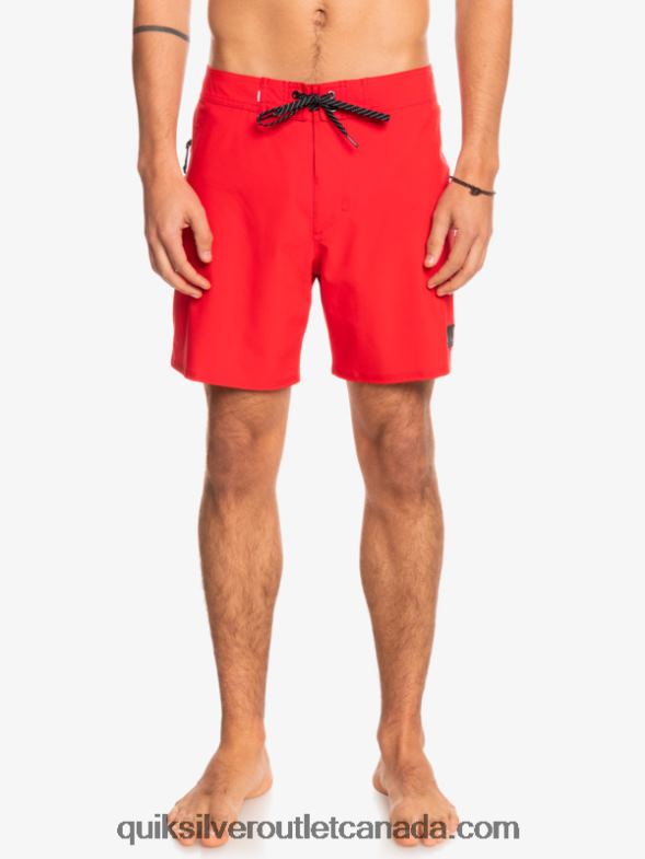 CA Quiksilver Men Surfsilk Kaimana 16 Boardshorts high risk red TX4R2337
