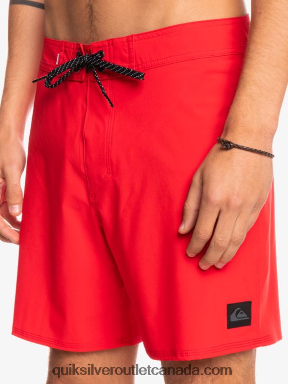 CA Quiksilver Men Surfsilk Kaimana 16 Boardshorts high risk red TX4R2337