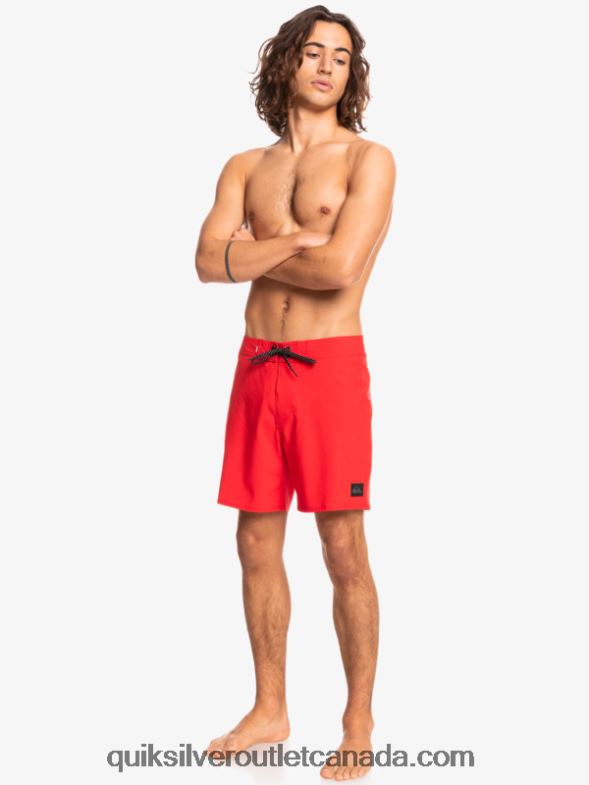 CA Quiksilver Men Surfsilk Kaimana 16 Boardshorts high risk red TX4R2337