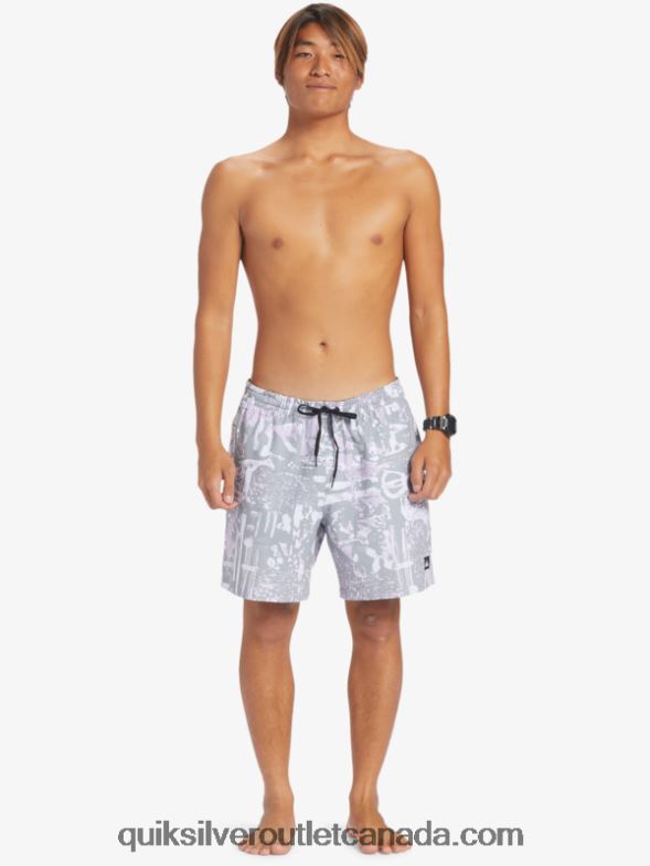CA Quiksilver Men Surfsilk Mix 17 Volleys iron gate TX4R2633