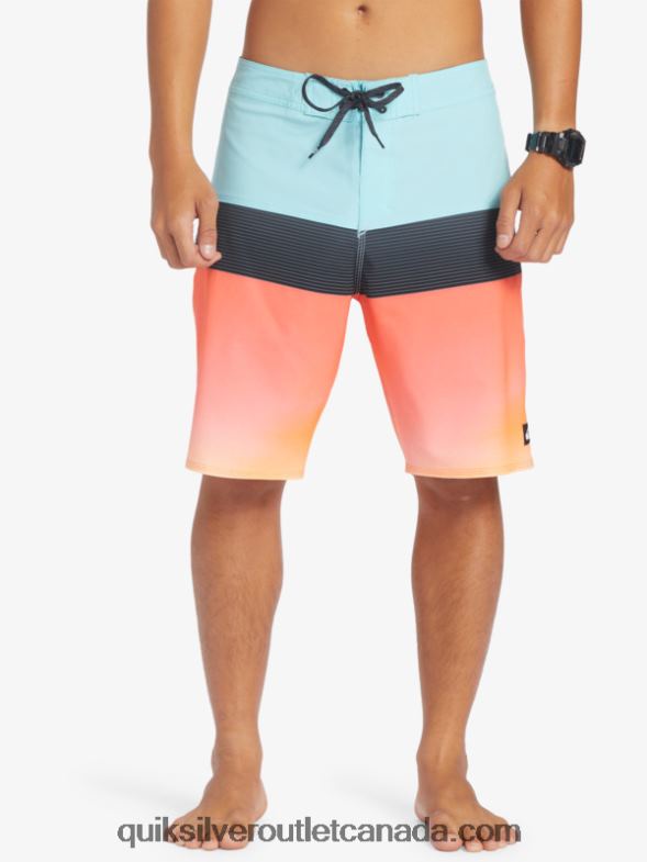 CA Quiksilver Men Surfsilk Panel 20 Boardshorts angel blue TX4R2129
