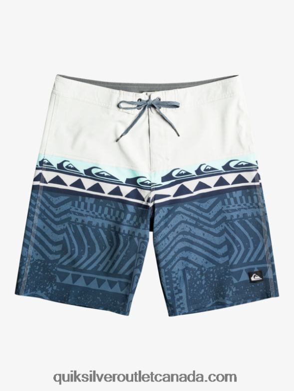 CA Quiksilver Men Surfsilk Panel 20 Boardshorts grey violet TX4R2135