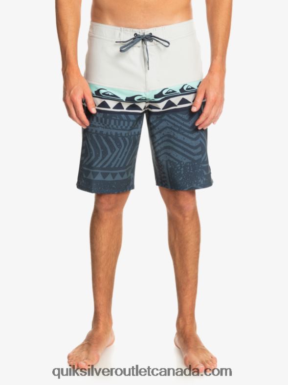 CA Quiksilver Men Surfsilk Panel 20 Boardshorts grey violet TX4R2135