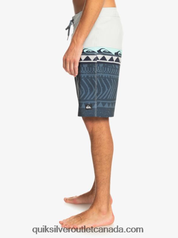 CA Quiksilver Men Surfsilk Panel 20 Boardshorts grey violet TX4R2135