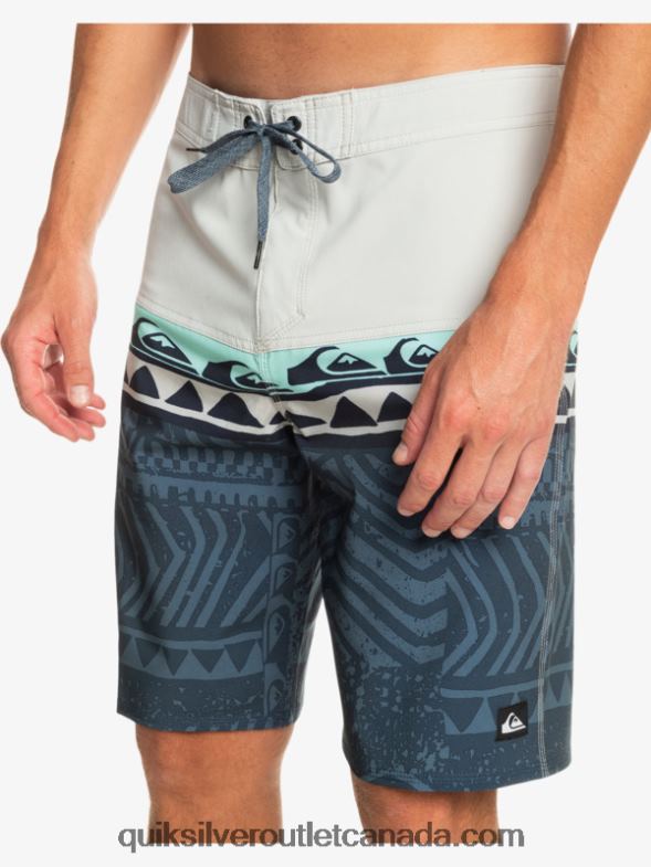CA Quiksilver Men Surfsilk Panel 20 Boardshorts grey violet TX4R2135